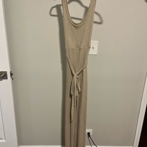 Princess Polly Tan Jumpsuit - size 6